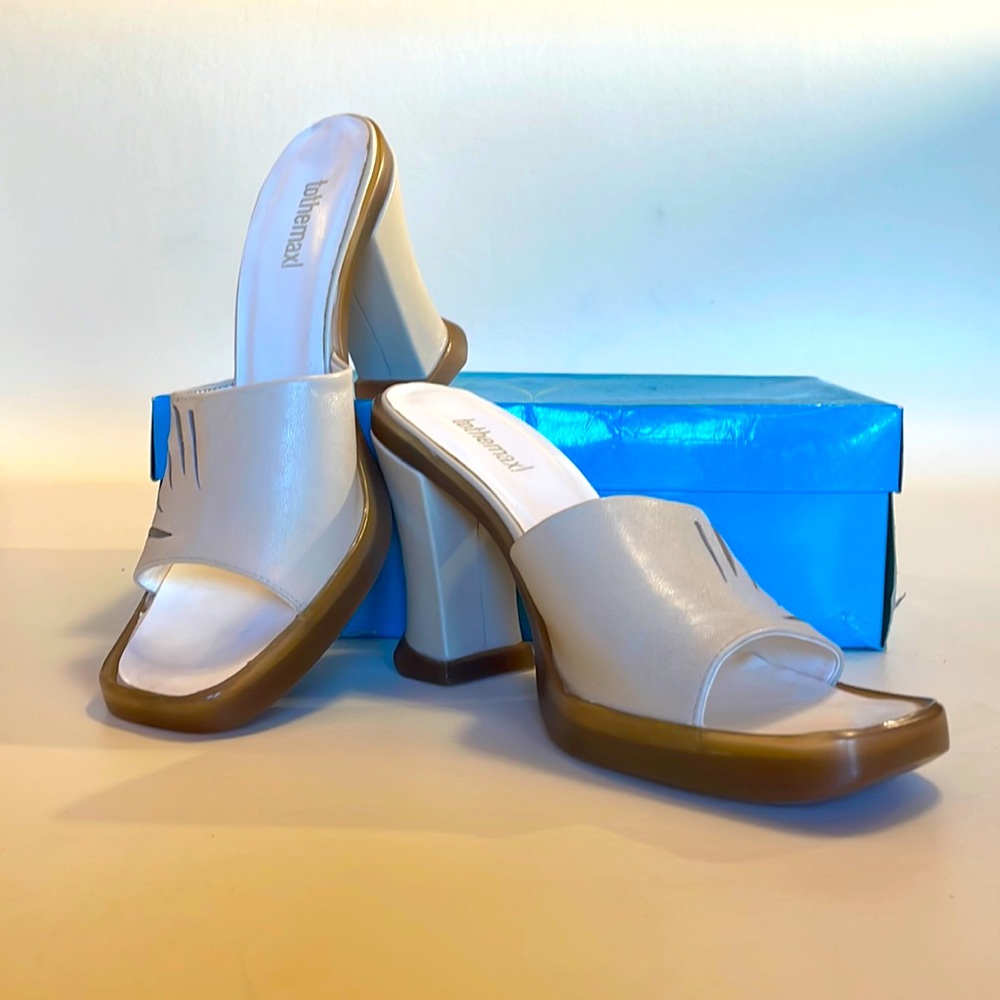 tothemax! Cream and beige high heeled sandals